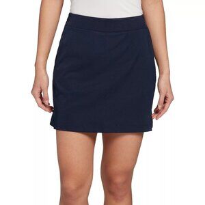 Lady Hagen Women's 16” Perforated‎ Golf Skort in Dark Navy - Size Medium